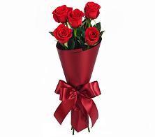 Букет 5 Красных роз Эдлесс Лав в Сосново Ленинградская область