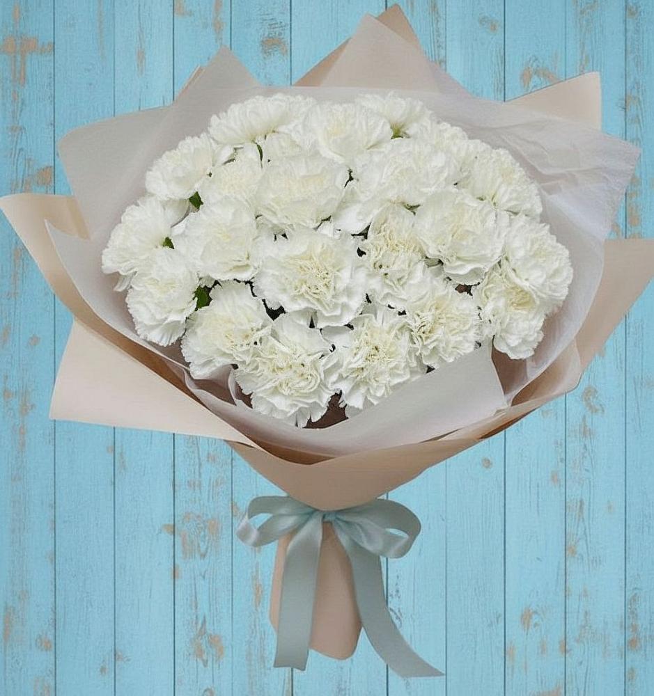 Букет цветов из: Гвоздики в Сосново Ленинградская область