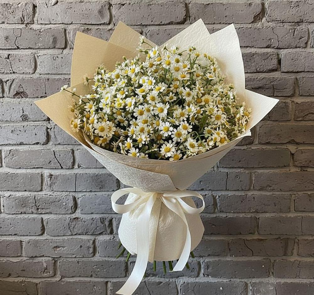 Букет цветов из: Ромашки в Сосново Ленинградская область