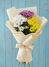 Букет цветов из:  Хризантемы #REPLACE_PRED# Сосново Ленинградская область