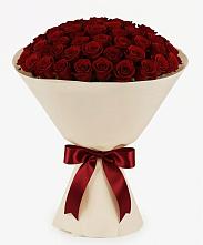 Букет 101 Бордовая роза Блэк Бакарра в Сосново Ленинградская область