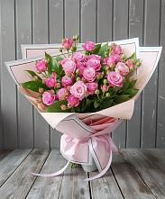 Букет Розовый кустик #REPLACE_PRED# Сосново Ленинградская область