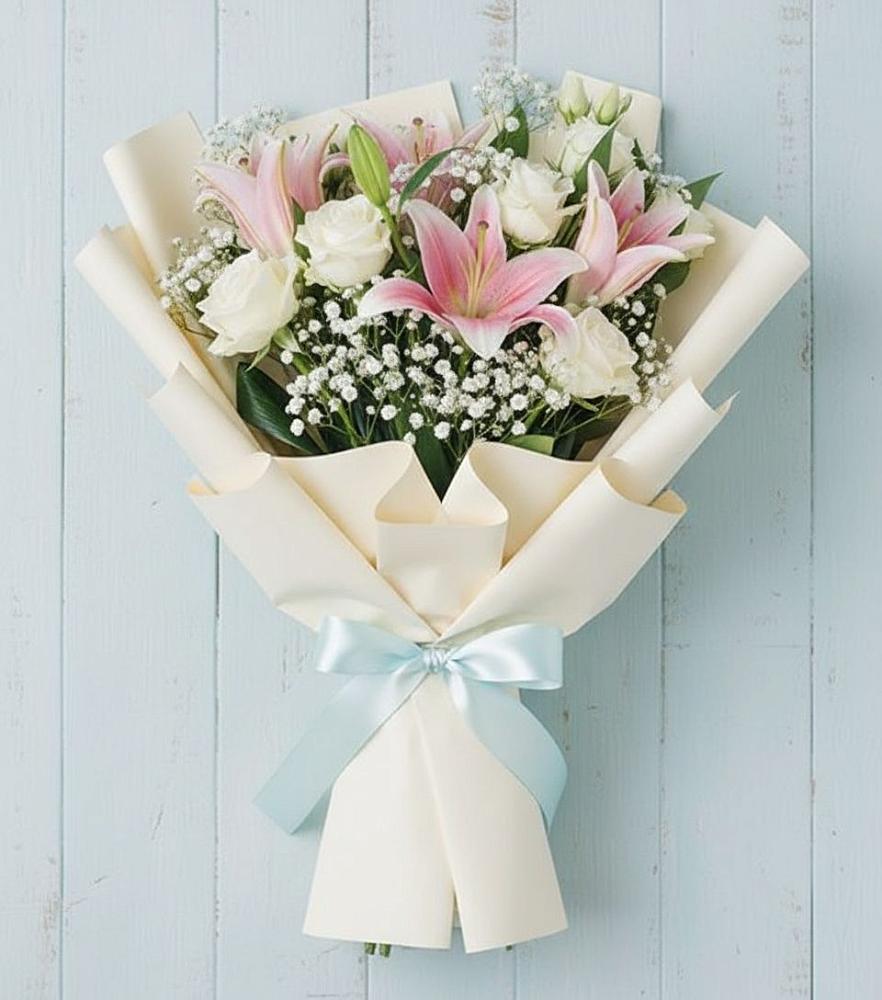 Букет цветов из: Лилии в Сосново Ленинградская область