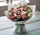 Букет цветов из: Розы, Лизиантусы и Гвоздики в Сосново Ленинградская область