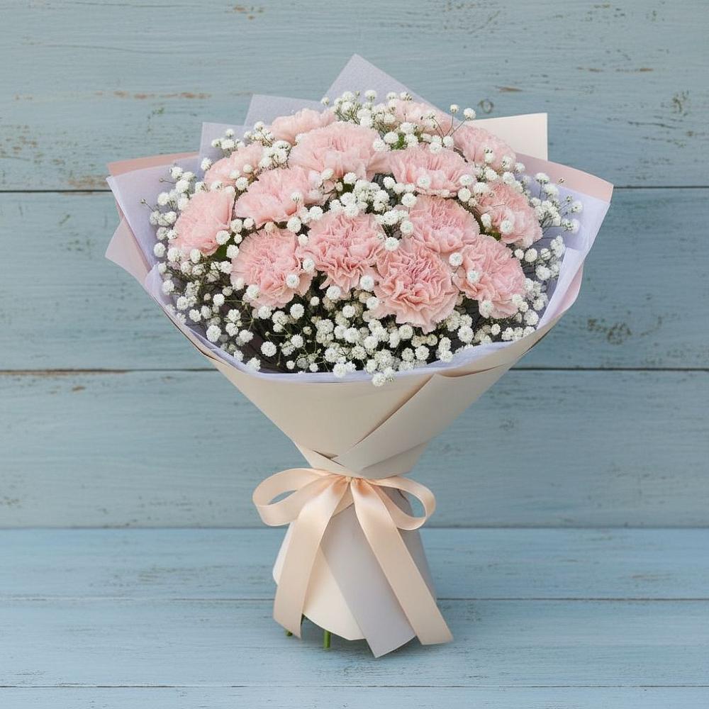 Букет цветов из: Гвоздики в Сосново Ленинградская область