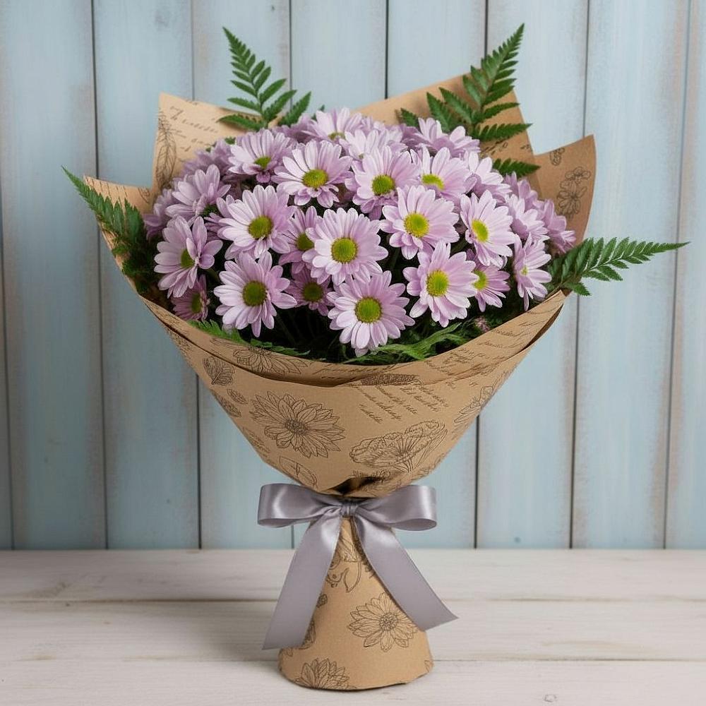 Букет цветов из: Хризантемы в Сосново Ленинградская область