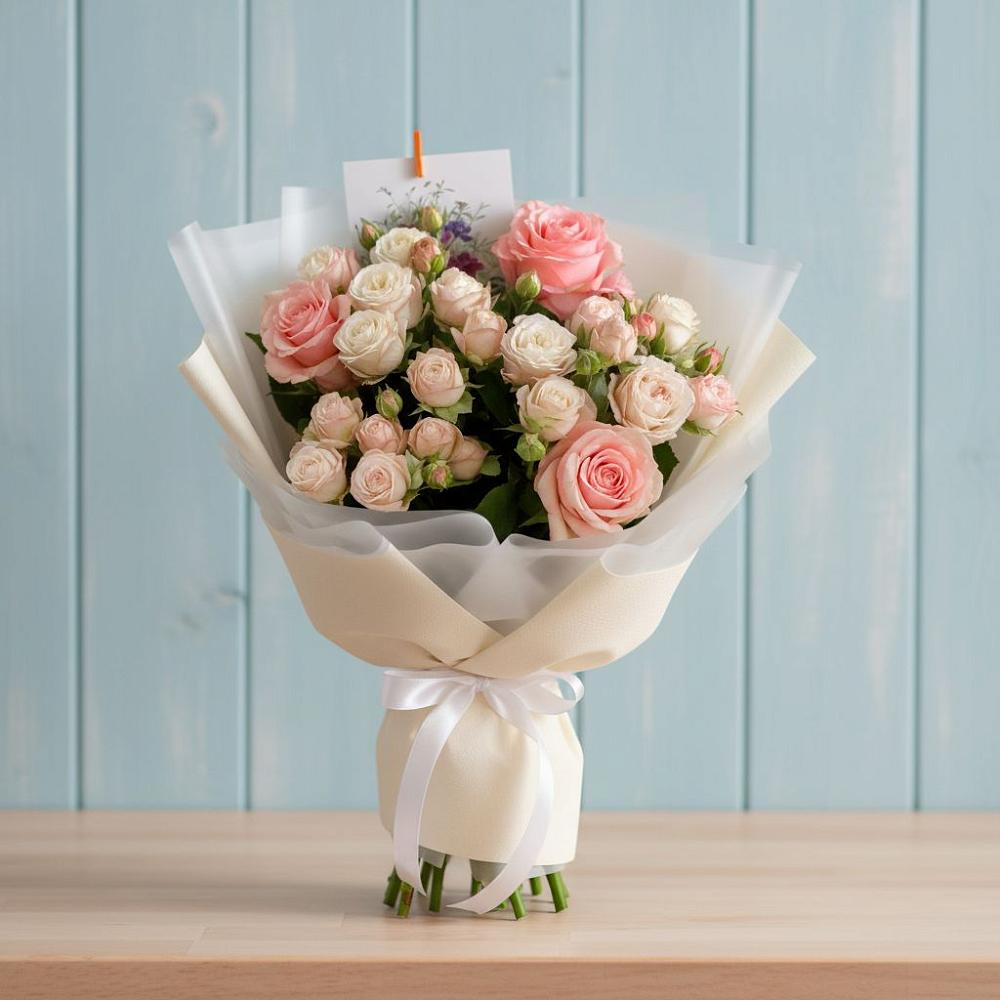 Букет цветов из: Розы в Сосново Ленинградская область