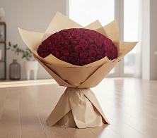 Букет 101 Красная роза в Сосново Ленинградская область