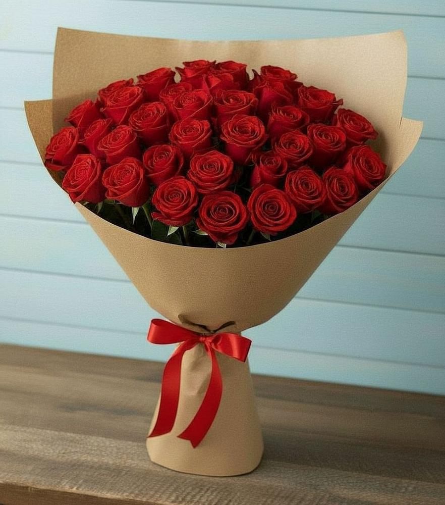 Букет Красные розы Милано в Сосново Ленинградская область