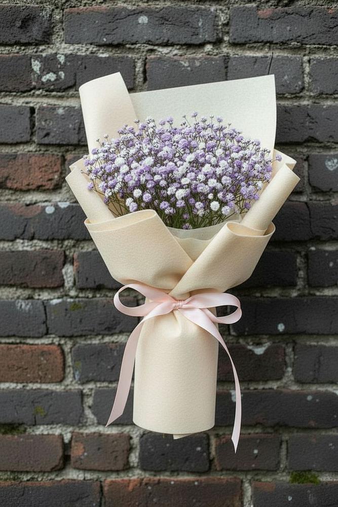 Букет цветов из: Гипсофила в Сосново Ленинградская область