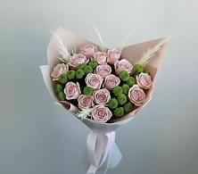 Букет цветов из:  Розы и Хризантемы в Сосново Ленинградская область