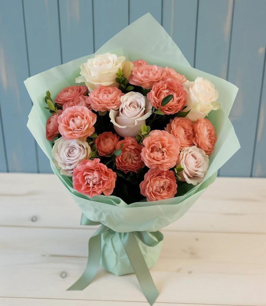 Букет цветов из: Розы в Сосново Ленинградская область