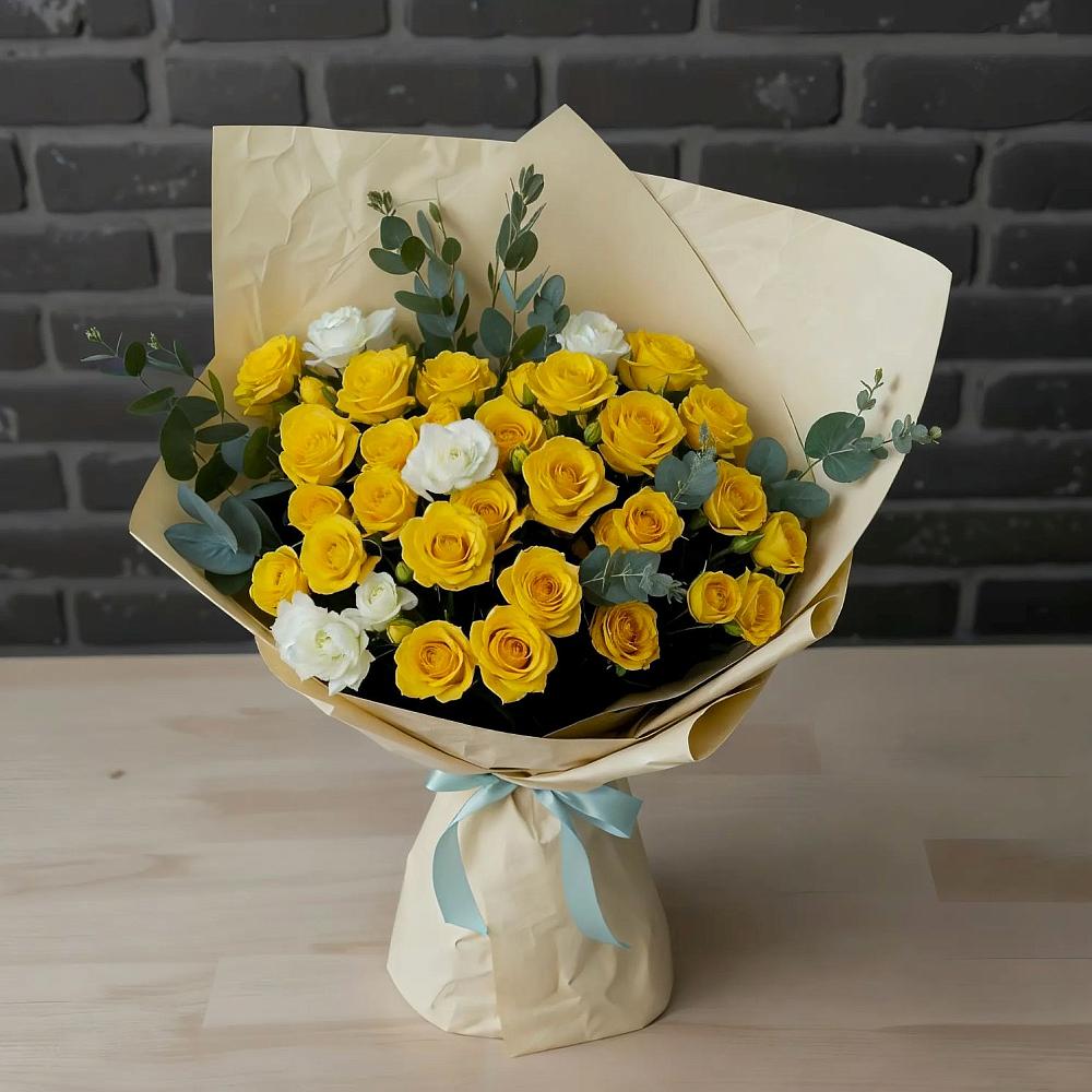 Букет цветов из: Розы в Сосново Ленинградская область