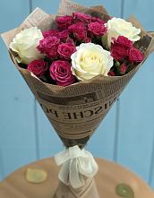 Букет цветов из:  Розы #REPLACE_PRED# Сосново Ленинградская область