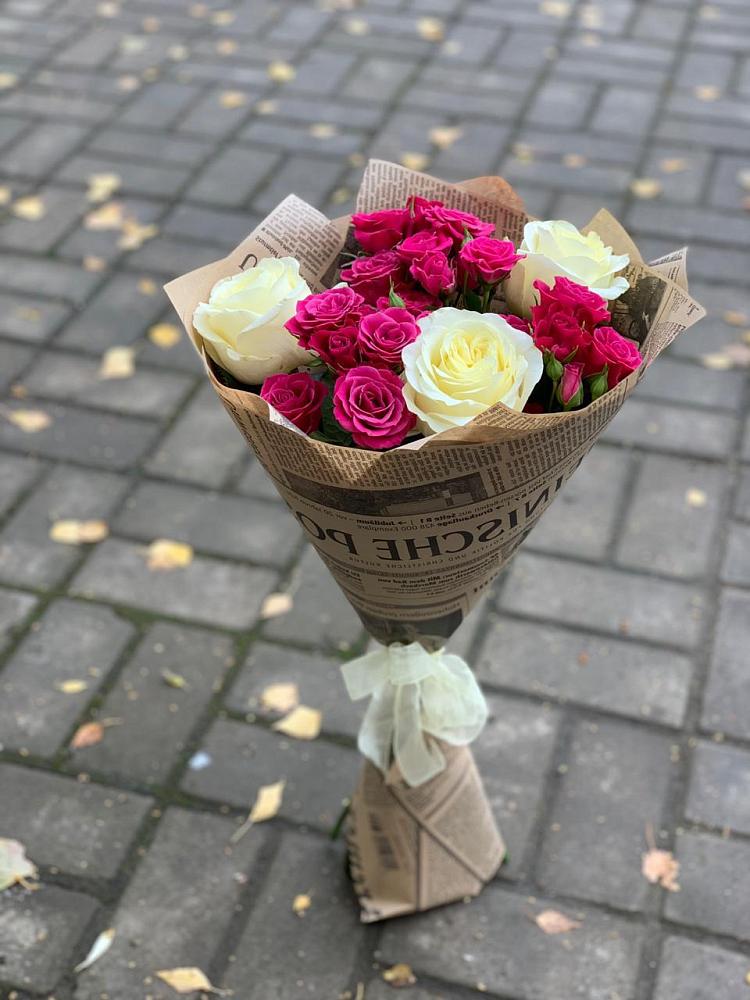 Букет цветов из: Розы в Сосново Ленинградская область