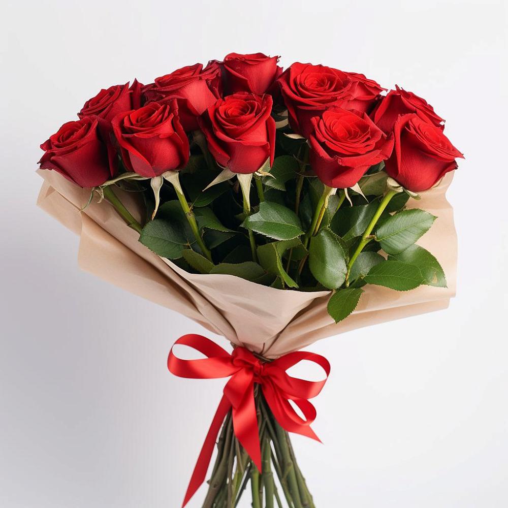 Букет 11 Красных роз Эдлесс Лав в Сосново Ленинградская область