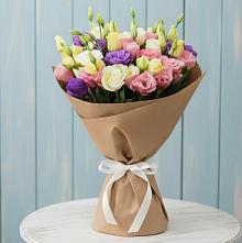 Букет цветов из:  Лизиантусы #REPLACE_PRED# Сосново Ленинградская область