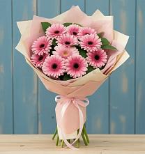 Букет цветов из:  Герберы #REPLACE_PRED# Сосново Ленинградская область